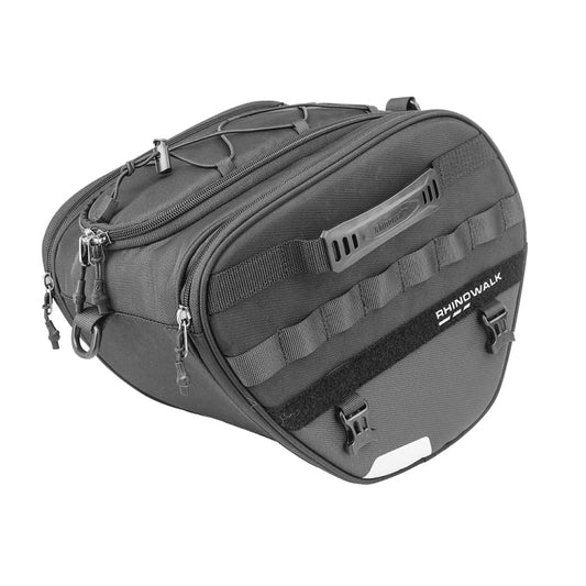 Rhinowalk MTR5001 15L Sac avant de scooter grande capacité Sac de selle de moto à faisceau incurvé (Noir)