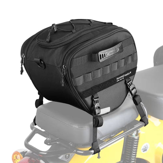 Rhinowalk MTR5001 15L Sac avant de scooter grande capacité Sac de selle de moto à faisceau incurvé (Noir)