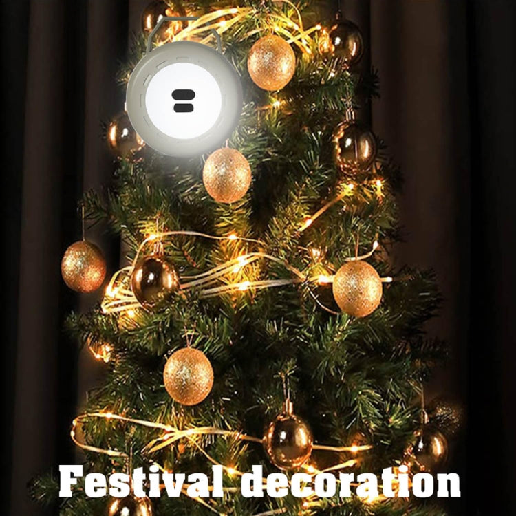 TUBUZHE 2 In 1 LED Portable String Lamp Camping Atmosphere Light USB Rechargeable Outdoor Tent Night Light(Yellow)