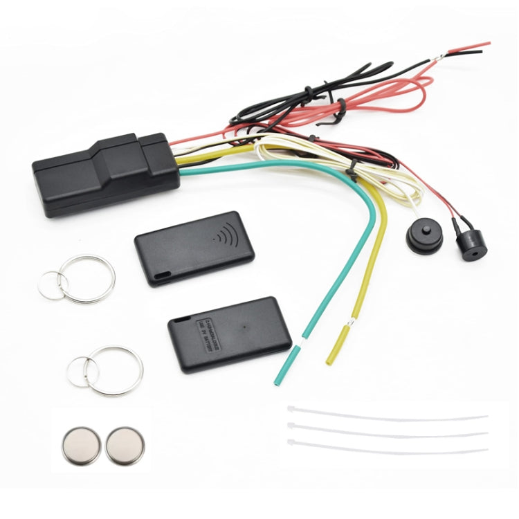 NENGKEE 12V 2.4Ghz Car Smart Lock Anti-Theft Device Immobilizer(Blue Color Box)