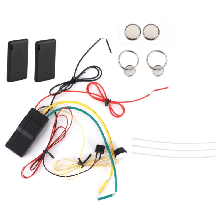 NENGKEE 12V 2.4Ghz Car Smart Lock Anti-Theft Device Immobilizer(Blue Color Box)