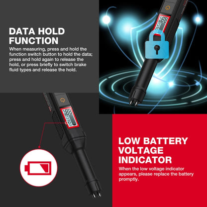 HABOTEST HT663 Motorcycle Vehicle Brake Fluid Moisture Detection Pen