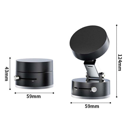 AIMITE P1 Vacuum Adsorption Foldable Suction Cup Car Cell Phone Navigation Holder(Black)