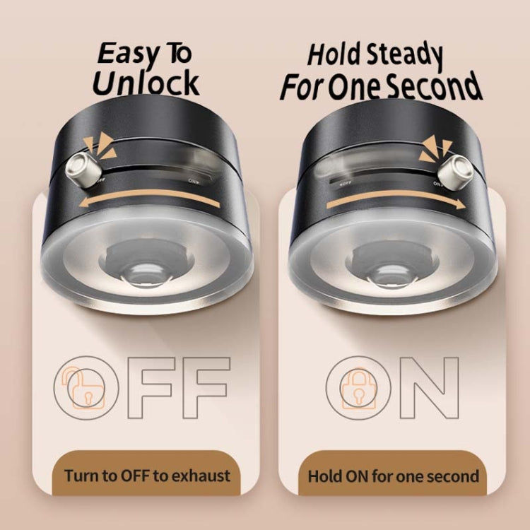 AIMITE P1 Vacuum Adsorption Foldable Suction Cup Car Cell Phone Navigation Holder(White)