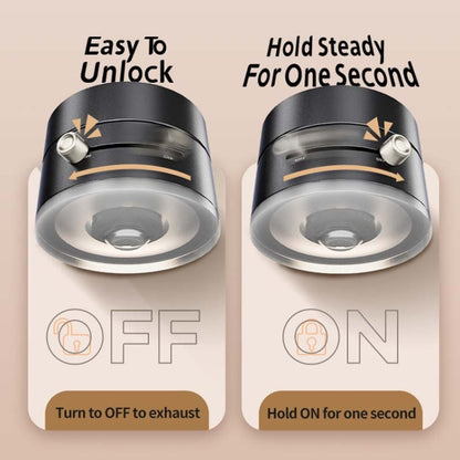 AIMITE P1 Vacuum Adsorption Foldable Suction Cup Car Cell Phone Navigation Holder(White)