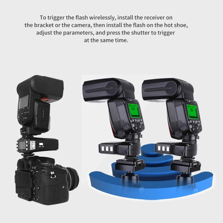 Pour émetteur et récepteur radio sans fil de flash TTL Nikon Pixel King Pro