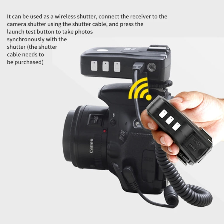 Pour émetteur et récepteur radio sans fil de flash TTL Nikon Pixel King Pro