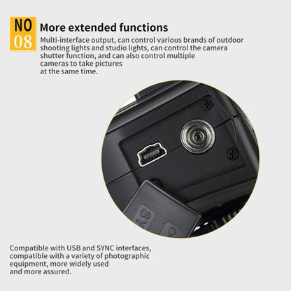 Pour émetteur et récepteur radio sans fil de flash TTL Nikon Pixel King Pro