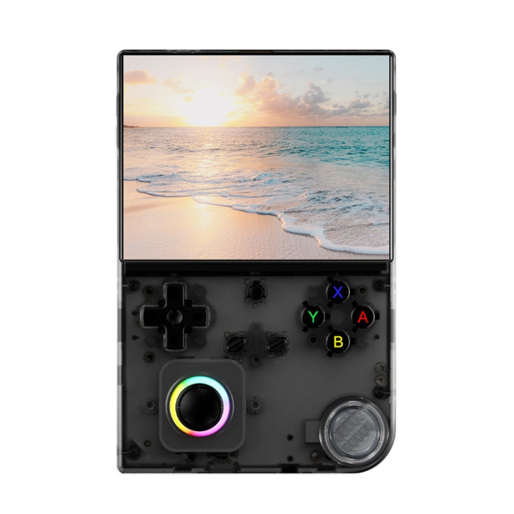 ANBERNIC RG40XXV Vertical HD Screen Joystick Game Console With Ambient Light Portable Retro Handheld Console, Size: 64GB+256GB(Black)
