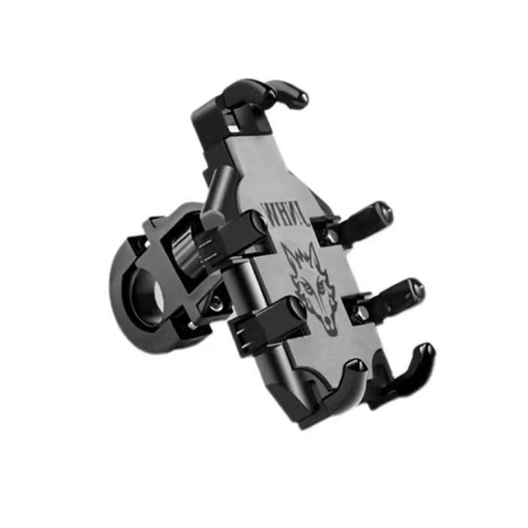 JNHW Motorcycle Bicycle Eight Claw Mobile Phone Navigation Shockproof Bracket, Style: For Handlebar