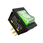 FILN 220V 30A Split Dustproof Boat-type Switch With Light, Specifications: No Waterproof 4 Pin 2 Gear Green Light