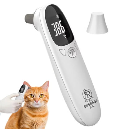 Thermomètre numérique auriculaire infrarouge précis pour animaux de compagnie ELOFS EF-07 (blanc)
