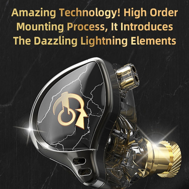 QKZ HBB Standard 3.5mm Mobile Phone Earphones Sports In-Ear Pluggable Stage Earphone