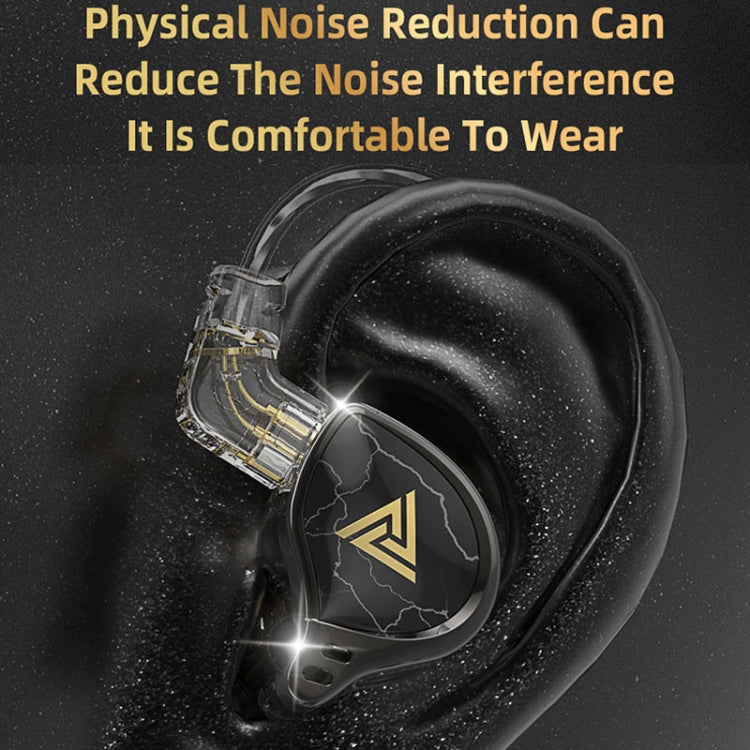 QKZ HBB Standard 3.5mm Mobile Phone Earphones Sports In-Ear Pluggable Stage Earphone