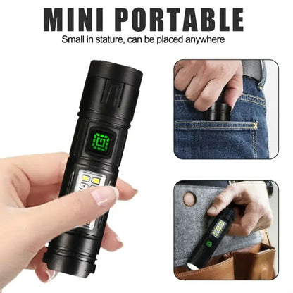 E-SMARTER CY011 Bright LED Side Light Flashlight Repair Mini Drop Proof Torch(White)