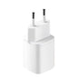 Chargeur rapide CYKE K02 30W PD+QC3.0 pour téléphone portable avec affichage numérique, Fiche : EU (Blanc)