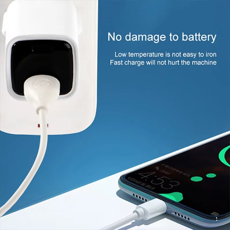 CYKE K02 30W PD+QC3.0 Mobile Phone Digital Display Fast Charger, Plug: EU(White)