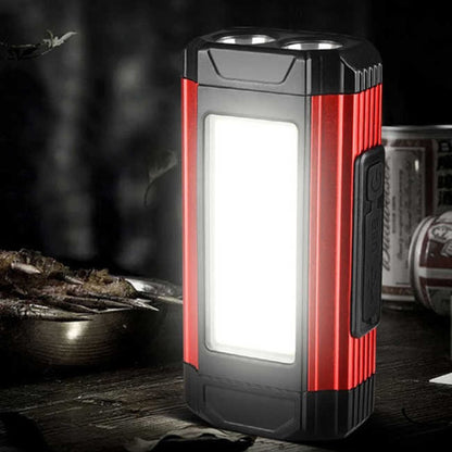 E-SMARTER K011 Bike LED Lamp USB Rechargeable Cycling Light COB Bright Flashlight(Red)