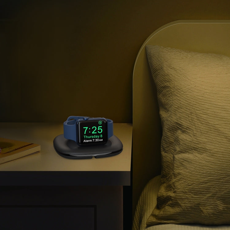 For Apple Watch AhaStyle PT126 Storage Folding Stand Plastic Charging Holder(White)