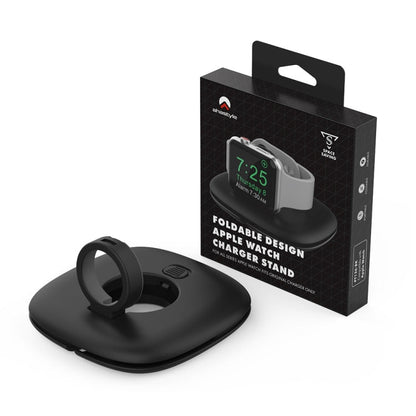 For Apple Watch AhaStyle PT126 Storage Folding Stand Plastic Charging Holder(White)