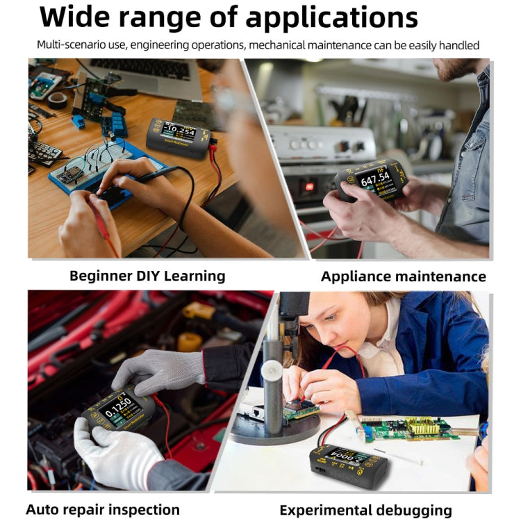 BSIDE S40 High Precision Digital Multimeter Portable Desktop Colorful Screen 20,000 Characters Multimeter