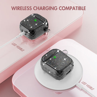 Pour AirPods 1 / 2 Étui de protection plaqué fendu pour écouteurs sans fil AhaStyle PT119 (or)