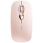 Inphic Q8 Gen 2 Bluetooth Mouse Wireless Silent Charging Office Business Girls Laptop Mouse(Milk Tea Color)