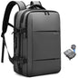 BANGE BG-3028 Men Shoulder Bag Vacuum Compression Large Capacity Expansion Leisure Backpacks(Gray)
