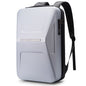 BANGE BG-3005 Hard Shell Men Backpack Laptop Personalised Shoulder Bag(Silver)