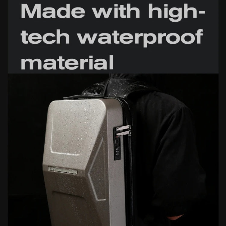 BANGE BG-3005 Hard Shell Men Backpack Laptop Personalised Shoulder Bag(Titanium Gold)