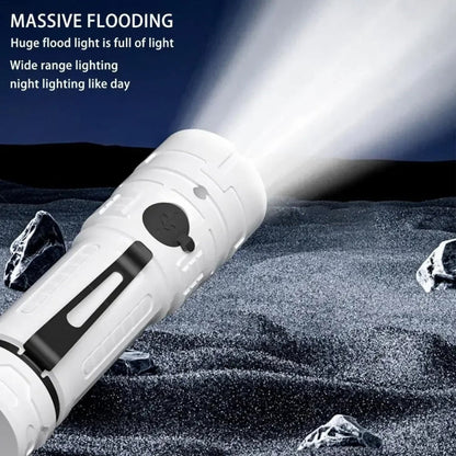 E-SMARTER SD-13 3 Holes Outdoor Portable Torch Metal Pen Clip Light Lightweight Mini Pocket Rechargeable Emergency Flashlight