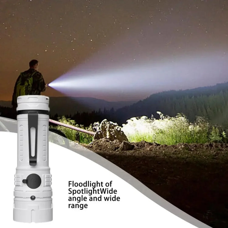 E-SMARTER SD-13 3 Holes Outdoor Portable Torch Metal Pen Clip Light Lightweight Mini Pocket Rechargeable Emergency Flashlight