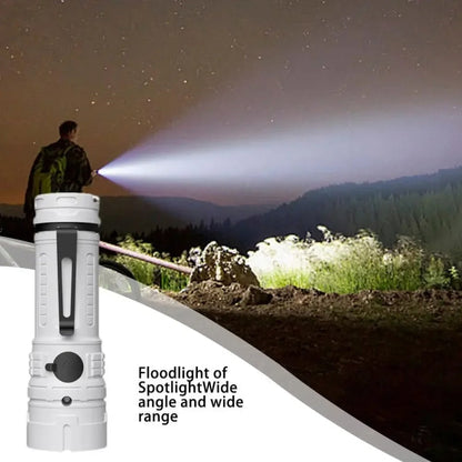 E-SMARTER SD-13 3 Holes Outdoor Portable Torch Metal Pen Clip Light Lightweight Mini Pocket Rechargeable Emergency Flashlight