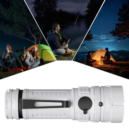 E-SMARTER SD-13 3 Holes Outdoor Portable Torch Metal Pen Clip Light Lightweight Mini Pocket Rechargeable Emergency Flashlight