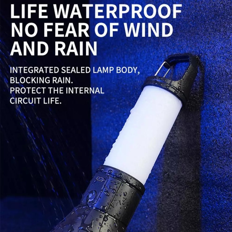 E-SMARTER S03 Large Dual Light Source Side Lamp Floodlight Flashlight Strong Light Far Shooting Camping Lamp