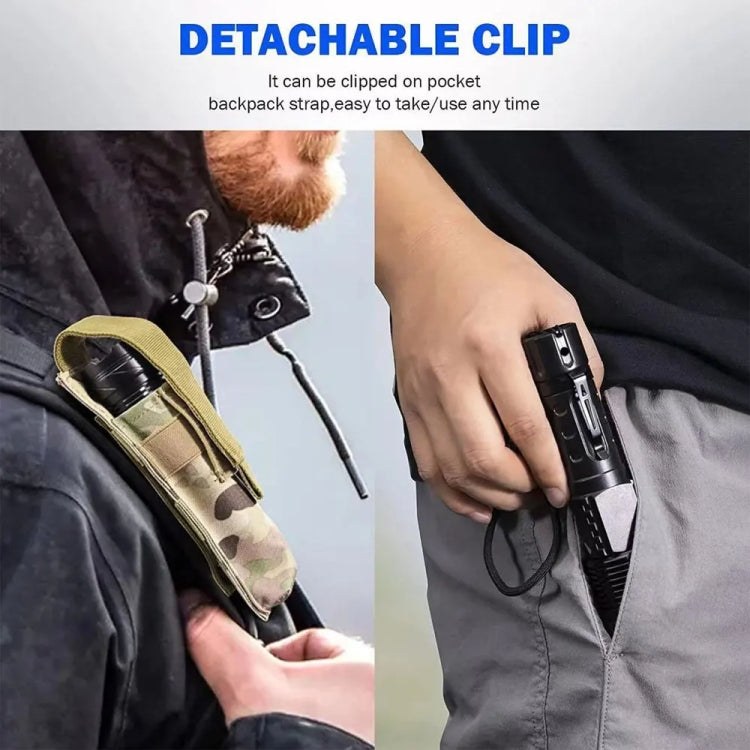 E-SMARTER A76 Telescopic Zoom COB Side Light Strong Light Torch, Style: P50 Bulb