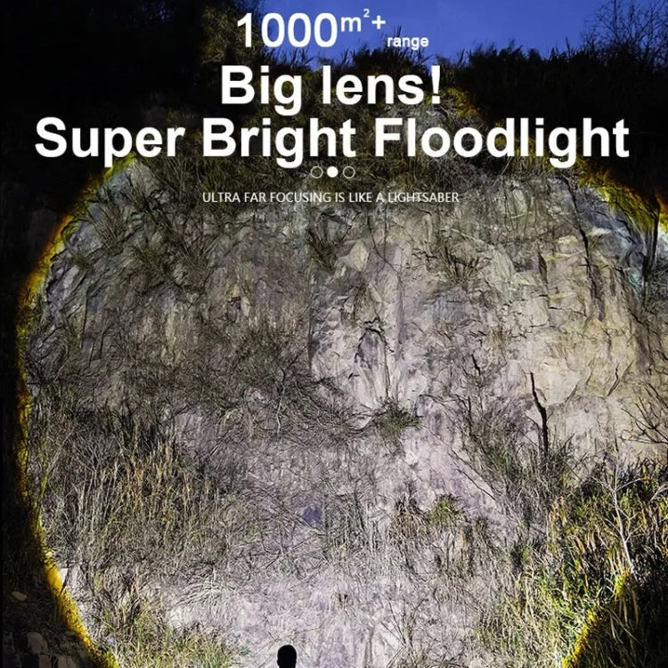 E-SMARTER A55 Outdoor High Brightness Laser Flashlight Telescopic Zoom Long Range Torch