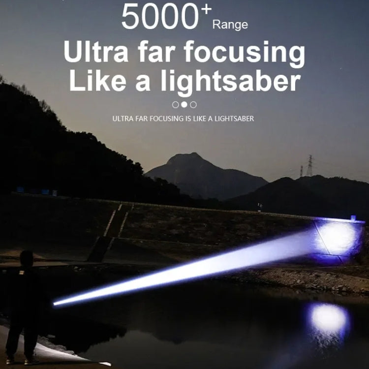 E-SMARTER A55 Outdoor High Brightness Laser Flashlight Telescopic Zoom Long Range Torch