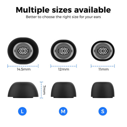 For Samsung Galaxy Buds3 Pro AhaStyle WG173 Earphone Silicone Earbuds, Size: S+M+L(White)