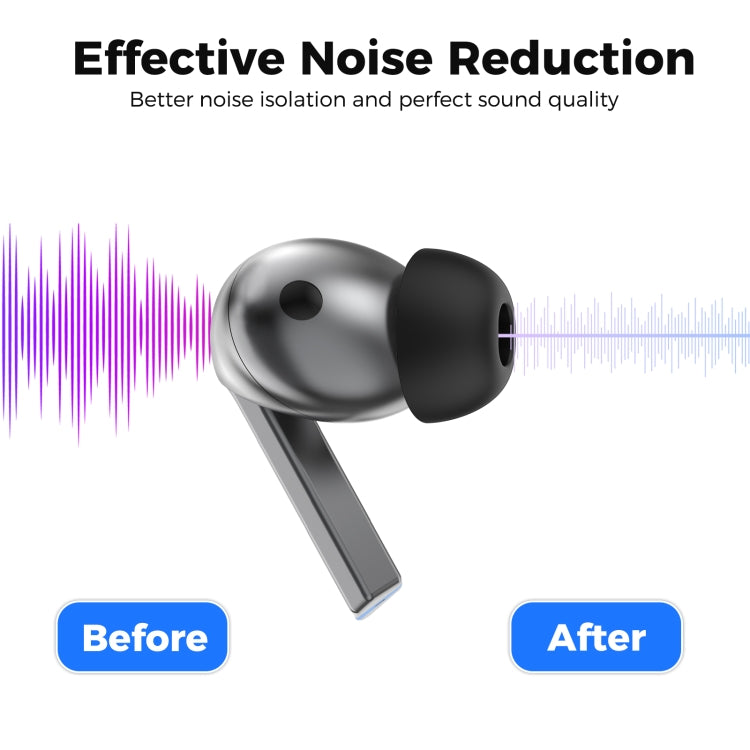 For Samsung Galaxy Buds3 Pro AhaStyle WG173 Earphone Silicone Earbuds, Size: M(White)