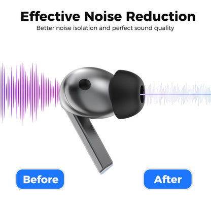 For Samsung Galaxy Buds3 Pro AhaStyle WG173 Earphone Silicone Earbuds, Size: M(White)