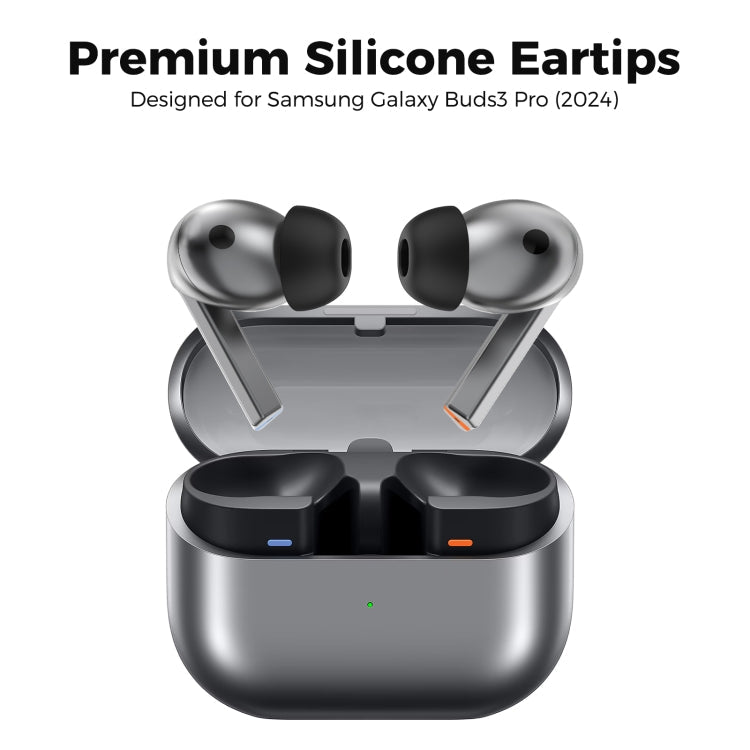 For Samsung Galaxy Buds3 Pro AhaStyle WG173 Earphone Silicone Earbuds, Size: S+M+L(White)