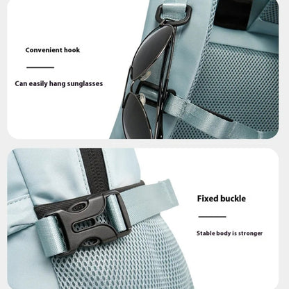 BANGE BG-1810 Travelling Shoulder Bag Large Capacity Lightweight Multifunctional Luggage Bag(Beige)