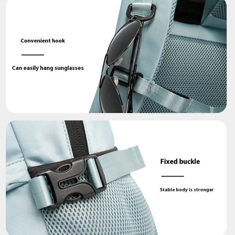BANGE BG-1810 Travelling Shoulder Bag Large Capacity Lightweight Multifunctional Luggage Bag(Light Blue)