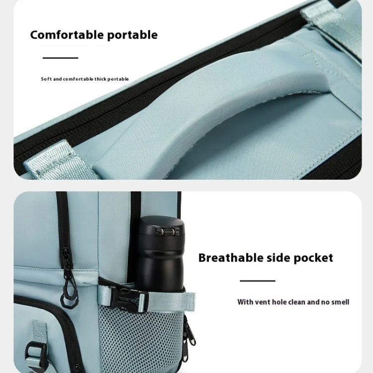 BANGE BG-1810 Travelling Shoulder Bag Large Capacity Lightweight Multifunctional Luggage Bag(Light Blue)
