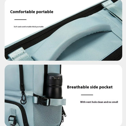 BANGE BG-1810 Travelling Shoulder Bag Large Capacity Lightweight Multifunctional Luggage Bag(Light Blue)