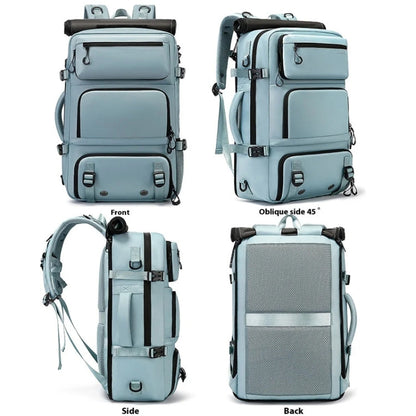 BANGE BG-1810 Travelling Shoulder Bag Large Capacity Lightweight Multifunctional Luggage Bag(Light Blue)