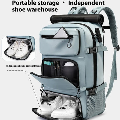 BANGE BG-1810 Travelling Shoulder Bag Large Capacity Lightweight Multifunctional Luggage Bag(Black)
