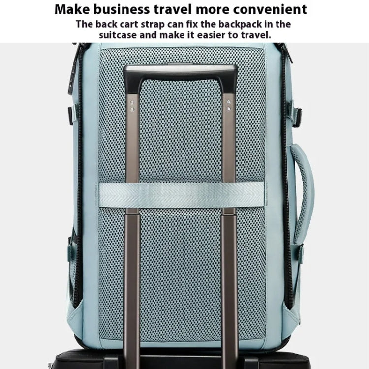 BANGE BG-1810 Travelling Shoulder Bag Large Capacity Lightweight Multifunctional Luggage Bag(Light Blue)