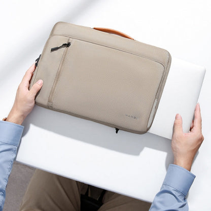 BANGE BG-6802 Laptop Bag Notebook Protective Case, Color: Khaki Large